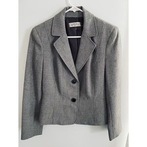 Kasper Grey Double Button Blazer (Size:6)